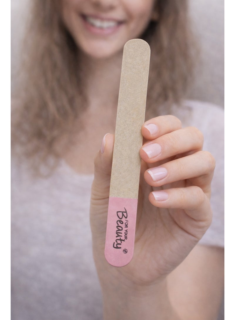 ROSSMANN FOR YOUR Beauty Bamboo Core Nail File for Natural & Artificial Nails (German Brand) - Image 3